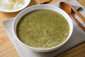  Jeonbok juk. Abalone Rice Porridge 