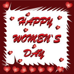Happy Woman's day card