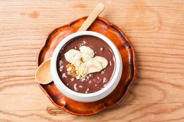 patjuk. Red Bean Porridge 