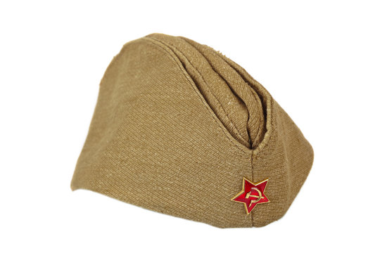 Soviet Army soldiers forage-cap