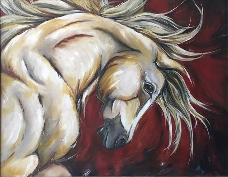 Horse - oil painting
