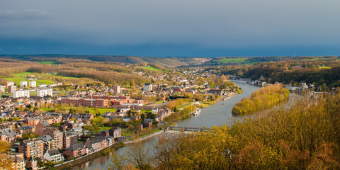 Fototapeta na wymiar Landscape of Namur (Belgium)