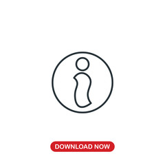 Information icon vector
