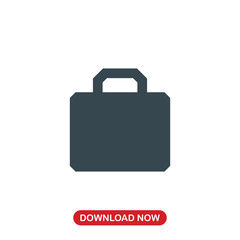 Briefcase icon vector