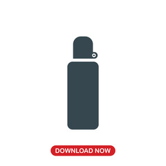 Thermos icon vector