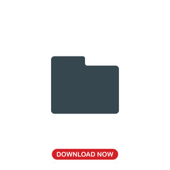 Folder icon vector