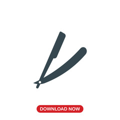 Razor blade icon vector