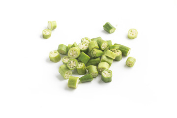 Organic Okra sliced