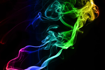  Smoke swirls..