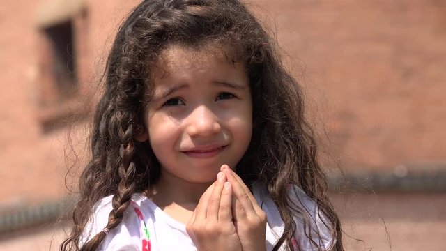 Cute Little Hispanic Girl