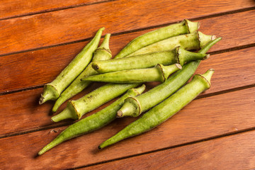 Fresh Organic Okra