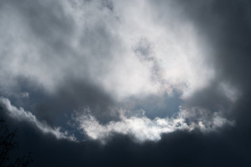 nuage orage orageux sombre tempête