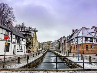 Naklejka premium Blick auf den Kanal