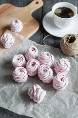 Homemade pink zephyr