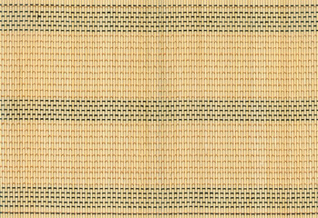 A fragment of bamboo mats