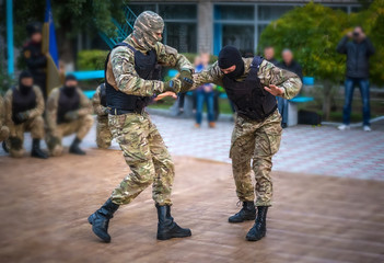 army police, the fight against crime and terrorism. violence.