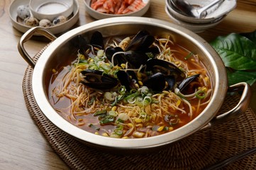 haemul ramyeon. Seafood Ramen