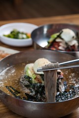 makguksu. Buckwheat Noodles 