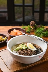 makguksu. Buckwheat Noodles 