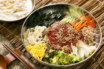 makguksu. Buckwheat Noodles 