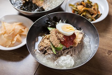 makguksu. Buckwheat Noodles 