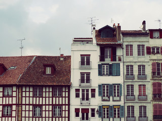 Bayonne France Buildings Close Up View