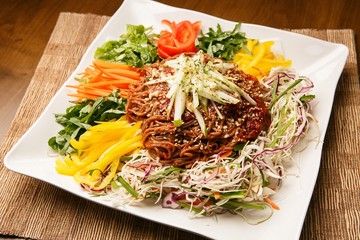 makguksu. Buckwheat Noodles 