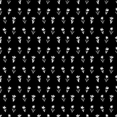Obraz premium Seamless floral pattern with small flowers