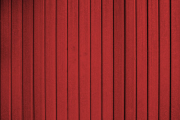 Red container steel wall