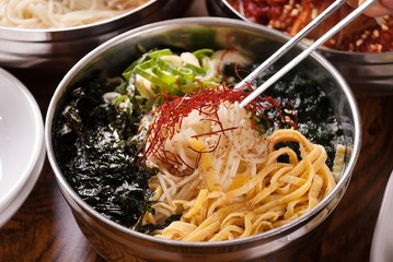 milmyeon. Wheat Noodles.