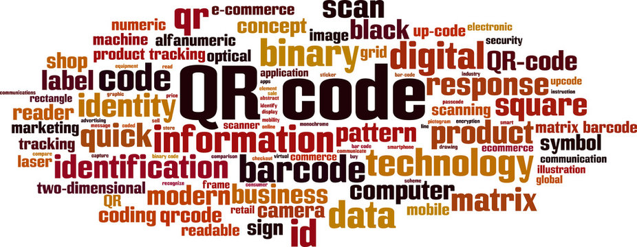QR code word cloud