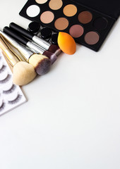 Tools make-up artist. All makeup.