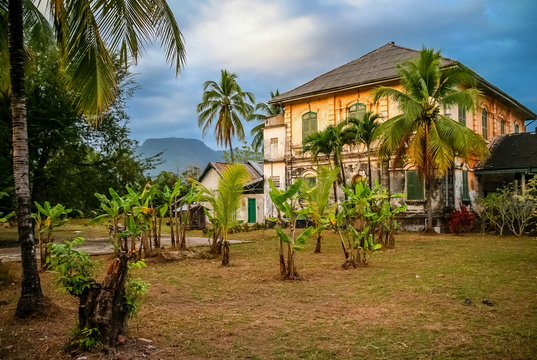 Postcolonial villa in Laos