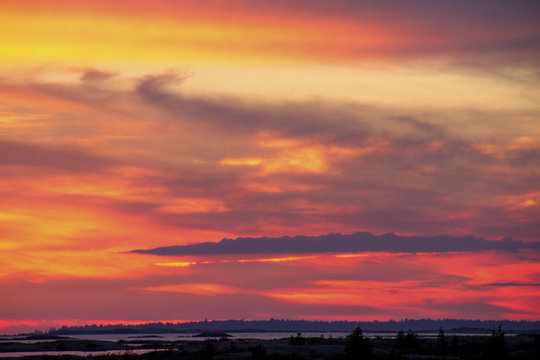 Brilliant Sunset Georgian Bay