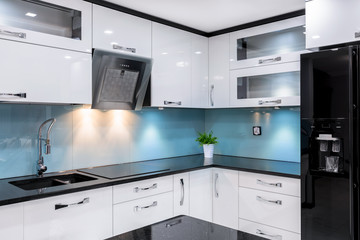Luxury kitchen in apartment