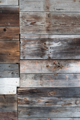 Fototapeta premium The detailed fragment of wooden backdrop with impressive structure, background