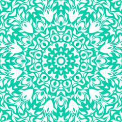 Vector madala, round ornament