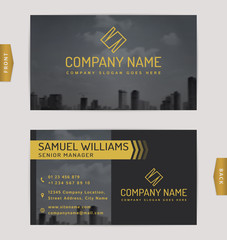 Business card template.