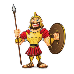 Fototapeta premium Cartoon Roman Army