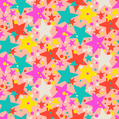 Pattern with stars