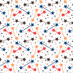 Pattern with stars