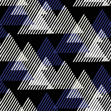 Abstract vector striped background © Daria Rosen