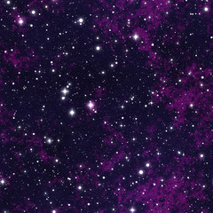 Fototapeta premium Seamless pattern of starry sky