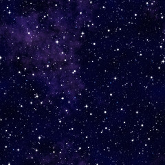 Seamless  pattern   of starry sky