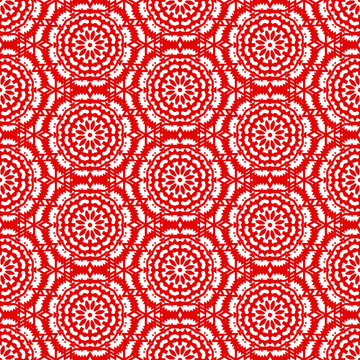 Vector ethnic colorful bohemian pattern