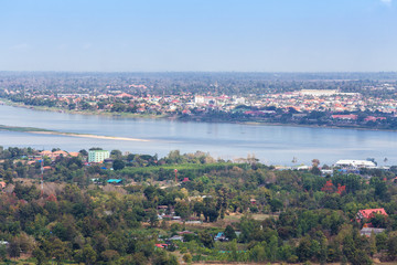 mekong river at Mukdahan, Thailand