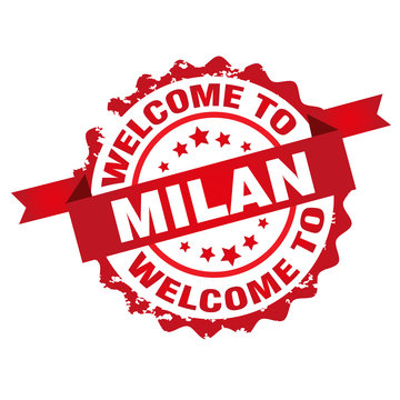 Welcome to Milan stamp.Sign.Seal.Logo