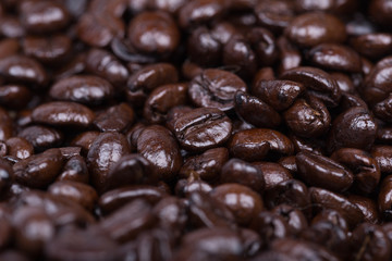 Roasted Coffee Beans background texture