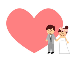 ハート　ウェディング