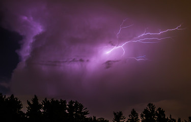 Lightning storm